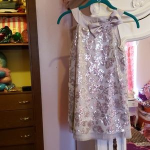 Girls Biscotti sequin dress